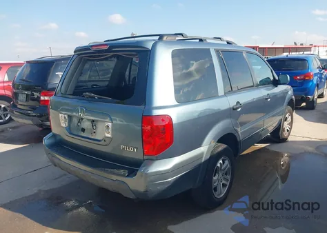 2005 Honda Pilot Ex-L from USA, damaged, VIN 2HKYF18705H556148